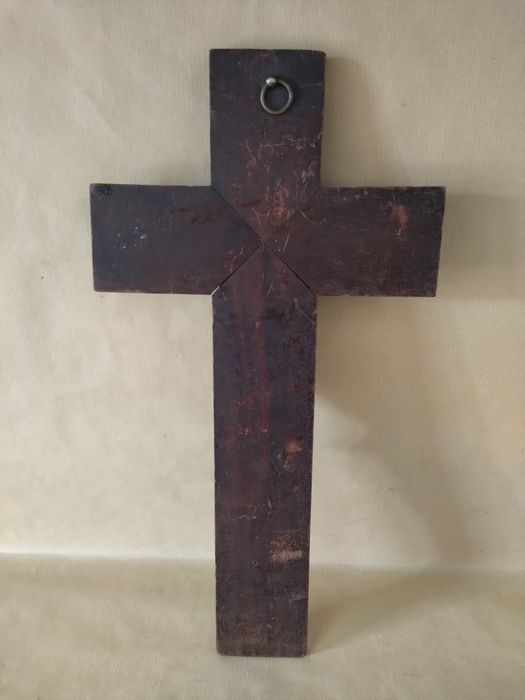 Crucifixo com 35 cm oferta de terço