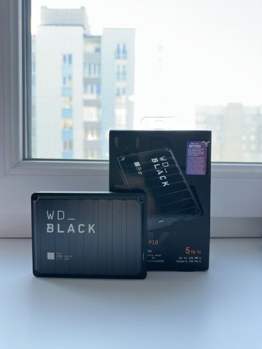 WD Black P10 5TB - зовнішній диск у відмінному стані