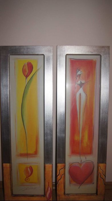 Obrazy z ramami certyfikowanymi. Artdesign. Szt. 2.