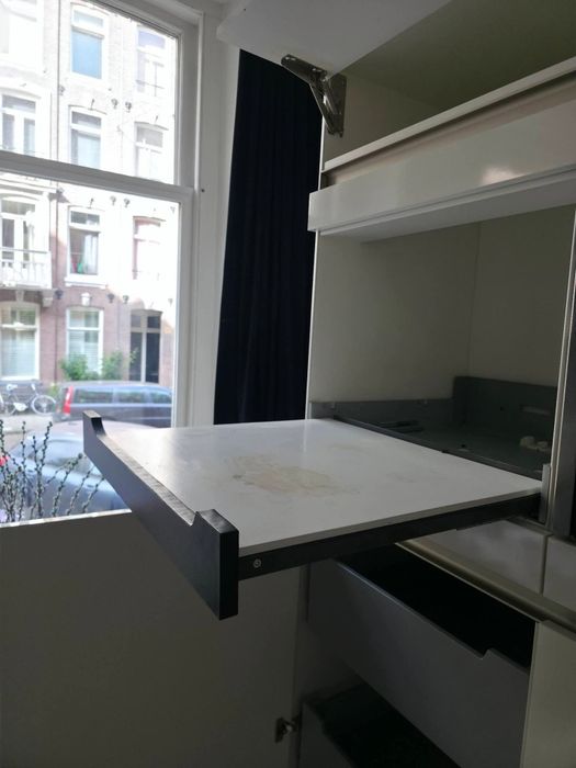 Meble kuchenne+AGD wysoki biały połysk