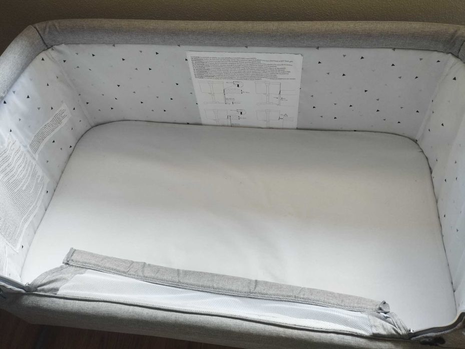 Berço Kinderkraft Next To Me, como novo