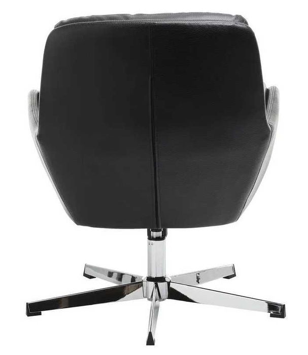 Jysk Fotel Thisted Czarny/Chrom