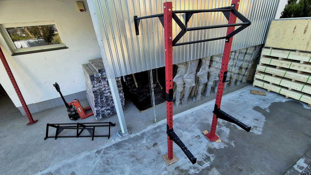 Tarcza podwójna do rig half rack klatka crosfit