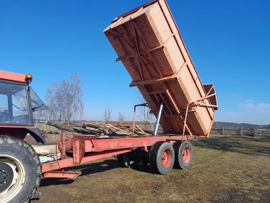 Przyczepa skorupowa, wywrotka