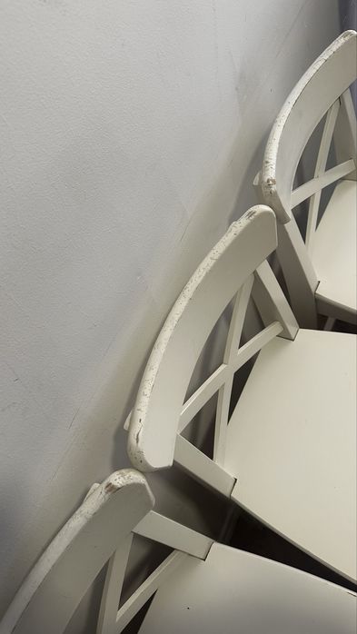 TODAS!! 4 Banquetas Altas IKEA ROSENTORP Brancas