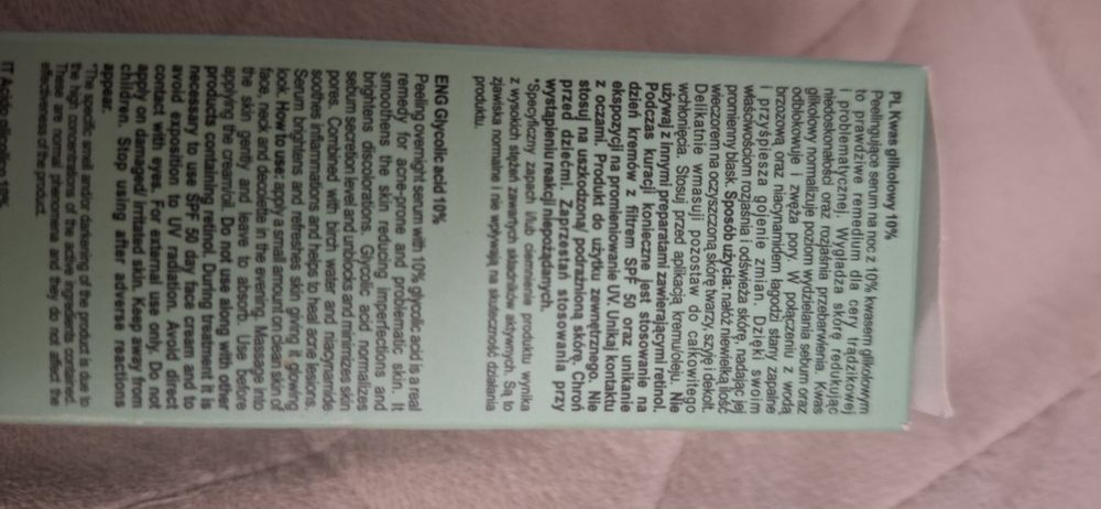 Nacomi kwas glikolowy 10%