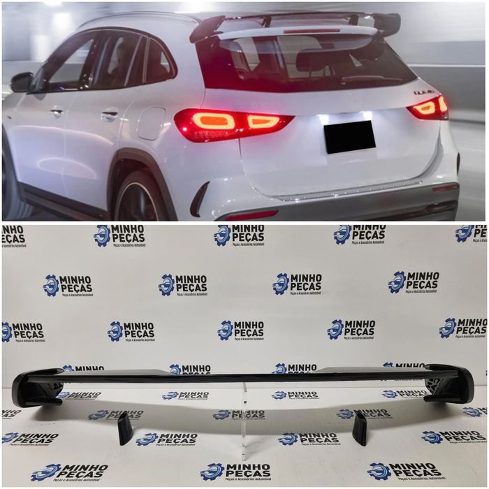 Aileron | Spoiler Mala Mercedes GLA 45 AMG (H247) Preto Brilho