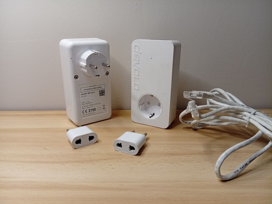 Transmiter sieciowy Devolo dLAN 550 Duo+ 2 adaptery + kabel LAN