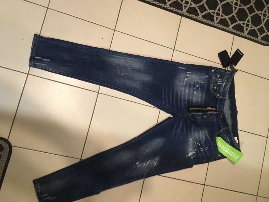 dsquared 2 spodnie slim jean roz.56