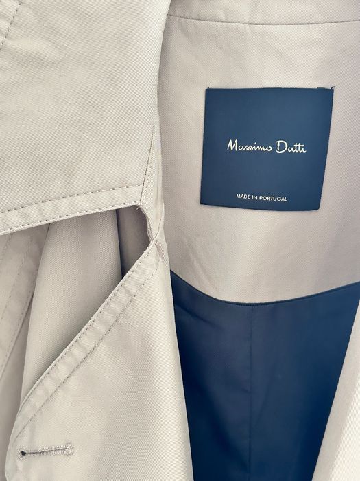 Тренч Massimo Dutti зі 100% бавовни