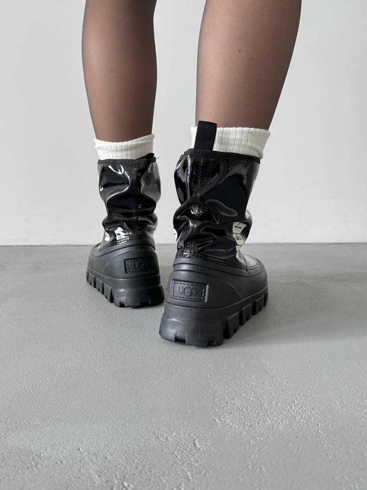 Уггі UGG Classic Brellah Mini Boot Black premium угги