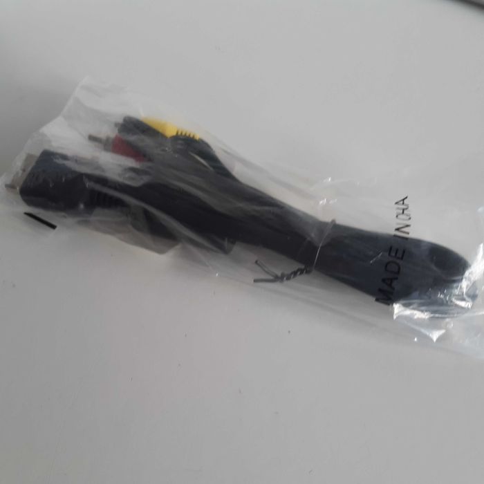 Cabo Composto AV 3RCA PS1, PS2 ou PS3 Novo