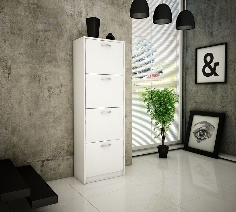 NOWA szafka na buty z 4 klapami 152x50x28