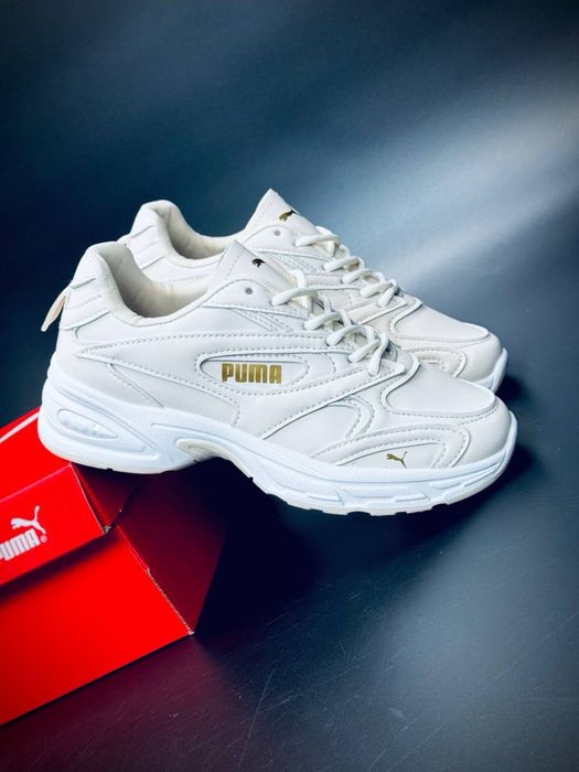 Топ продажів пума•шкіряні кросовки пума на весну•жіночі кросовки Puma