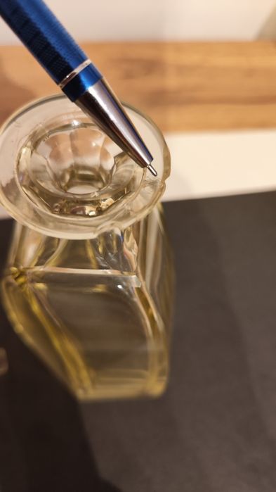 Karafka Art Deco, stare szkło, Czechosłowacja