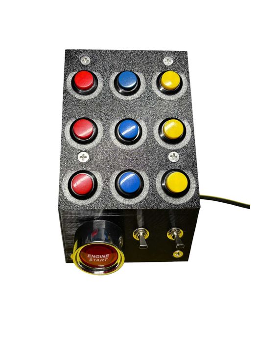 Button Box symulator Euro Truck ETS ATS Assetto Farming Panel LED