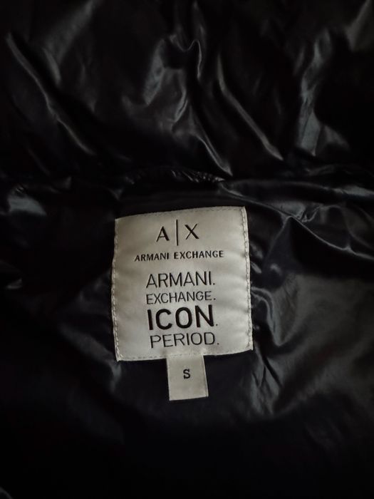 Жіночий Пуховик Armani гусиний пух всередині