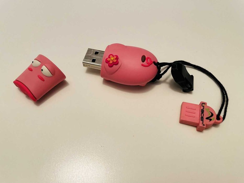 Pendrive dysk przenośny świnka różowa