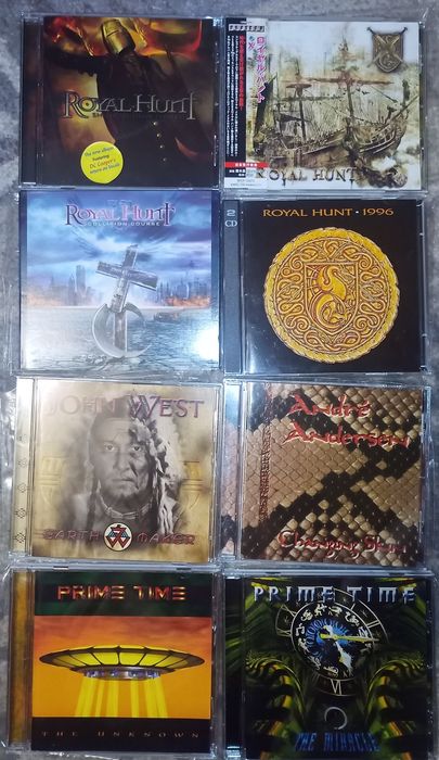 AC/DC. Krokus. Quiet Riot. Royal Hunt. Riot. Geordie. Фірмовi CD
