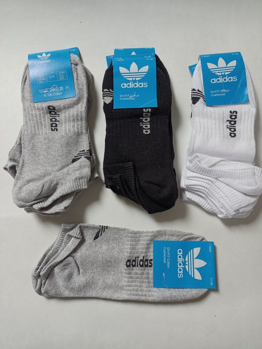 Skarpety męskie 12 Par Paczka Jakość Premium Bawełna