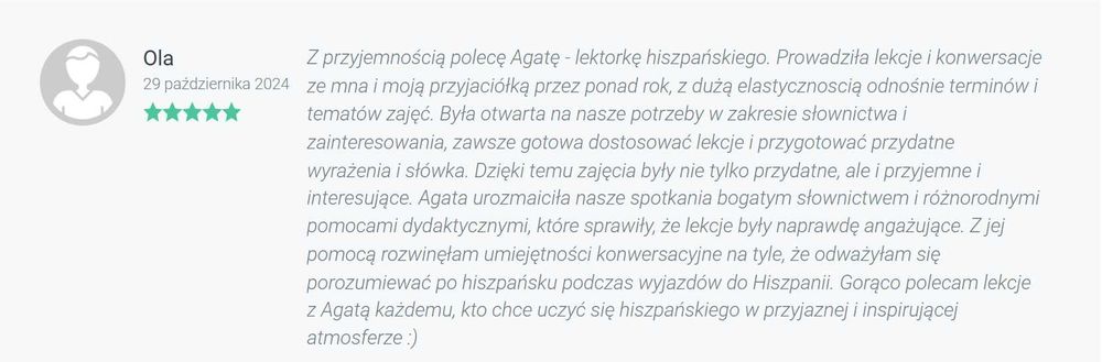 Korepetycje online hiszpański dla młodzieży i dorosłych | MATURA