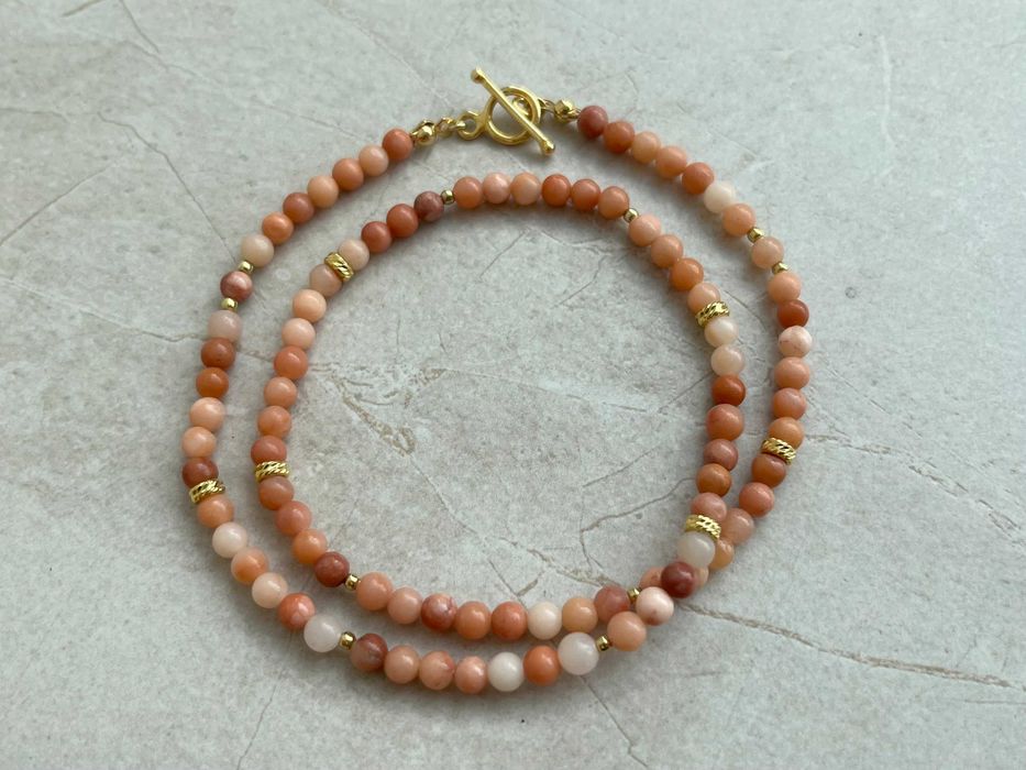 Choker Kamień Słoneczny pr.925 Toggle