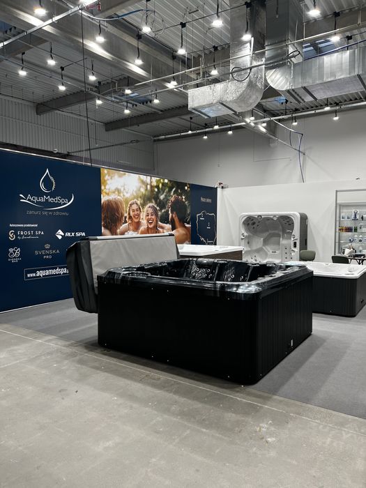 Wanna Ogrodowa NORDPOOL ABISKO PREMIUM BLACK EDITION – 74 dysze – 2 leżanki / Jacuzzi / Spa