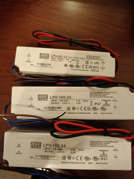 Fonte de alimentação led mean wel