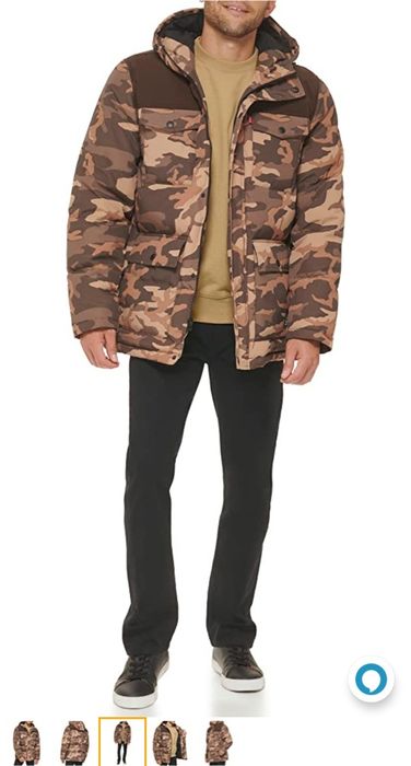 Куртка парка пуховик Levis Розмір XL Оригінал Левайс Левіс