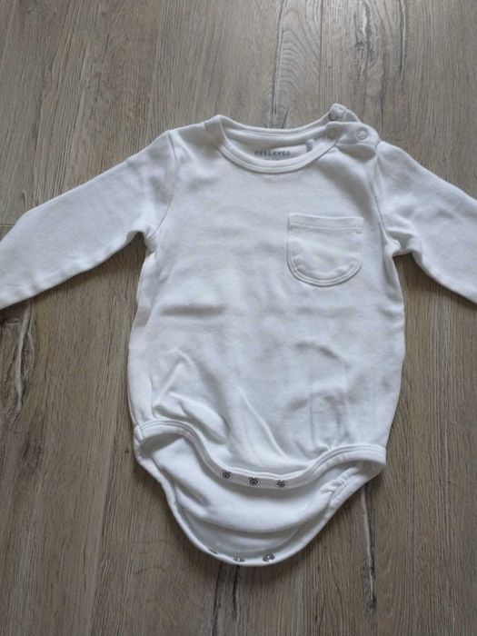 Komplet [4szt.] bodziakòw na długi rękaw Reserved r.80. Idealny stan.