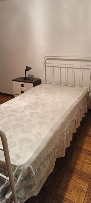 Cama ferro com colchão