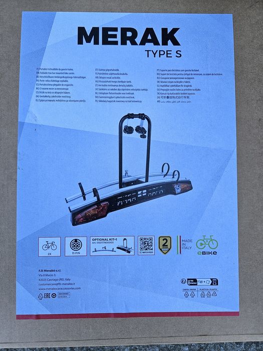 Bagażnik na 2 rowery  aluminiowy