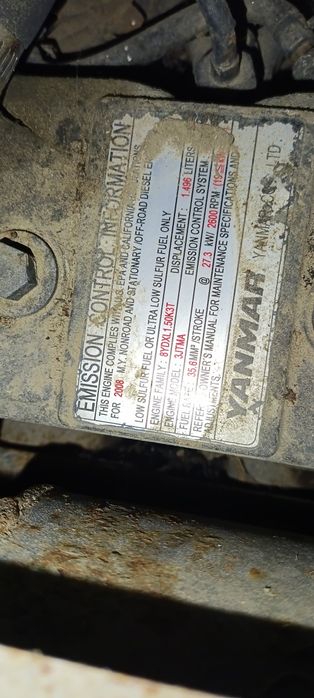 Silnik yanmar 3JTMA turbo SWAP traktorek kosiarka John Deere kubota