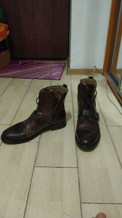 Кожаные сапоги aldo 42 размер