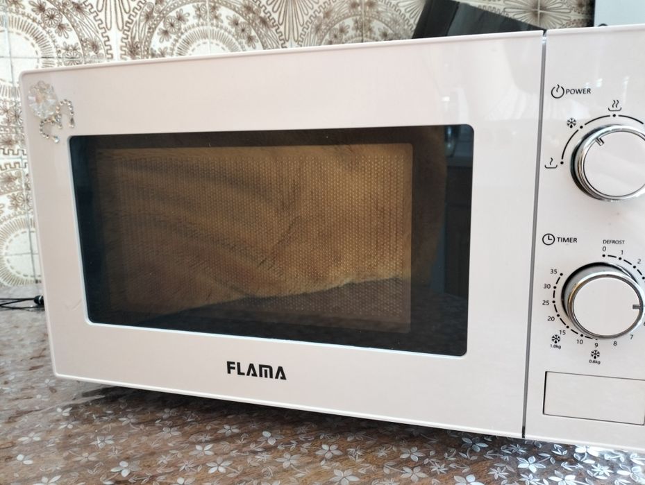 Frigorífico combinado Telefac com oferta de microondas