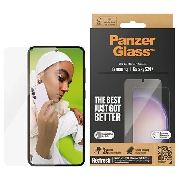 Szkło hartowane do Samsung Galaxy S24+ Plus PanzerGlass Refresh -