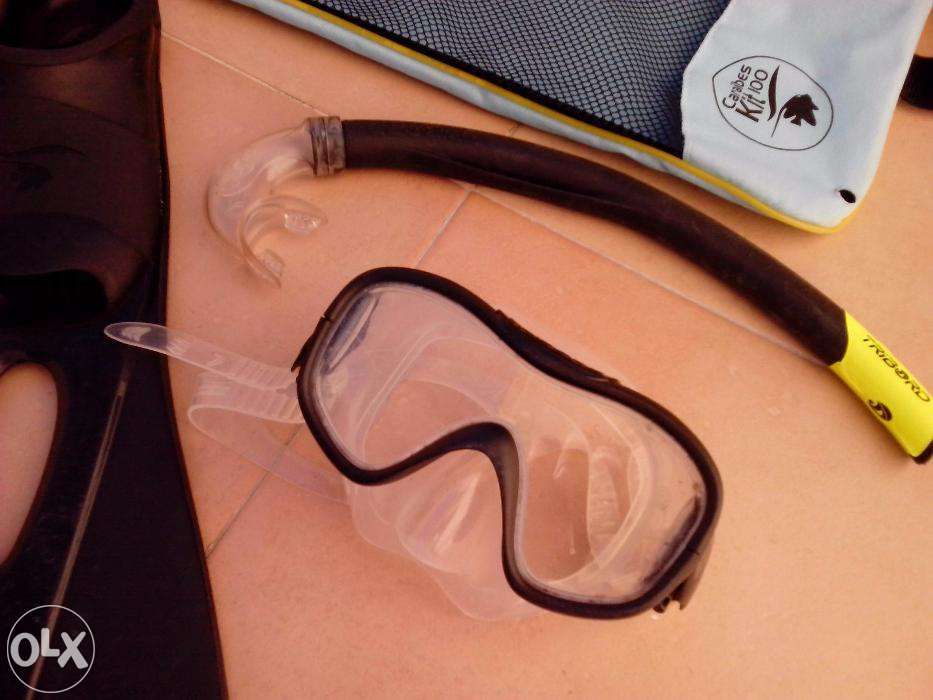Kit Conjunto de mergulho snorkeling scubadiving para criança