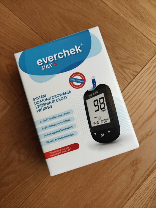 Everchek Max system do monitorowania stężenia glukozy we krwi