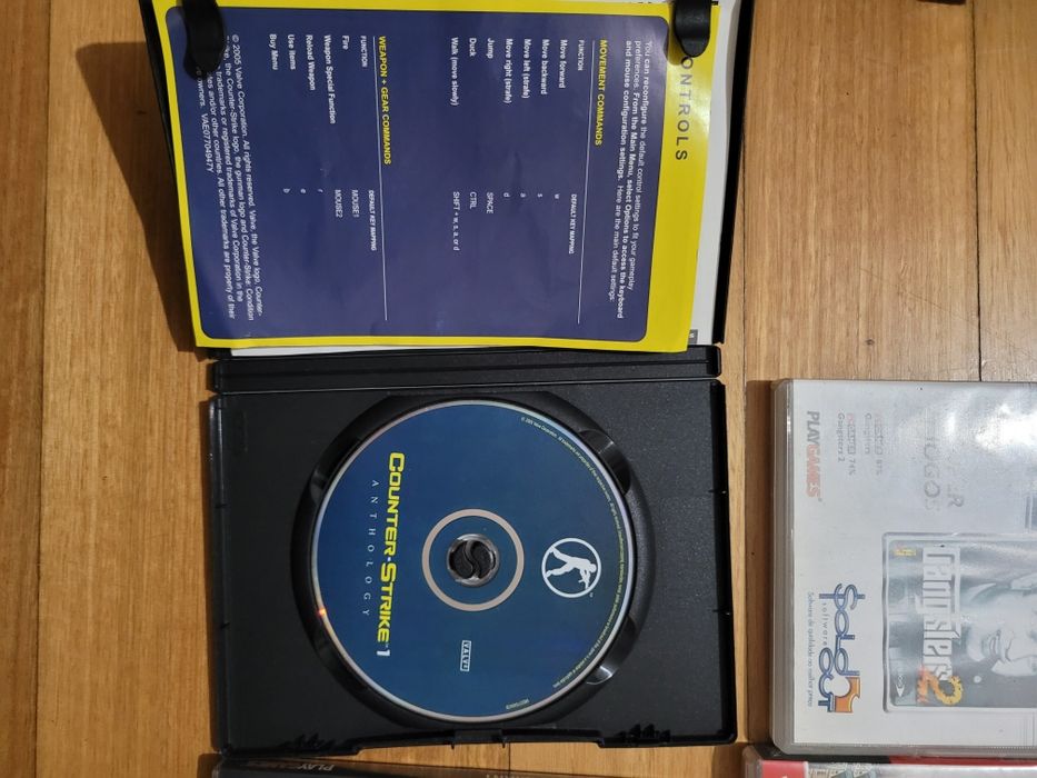 Jogos antigos e um dvd originais