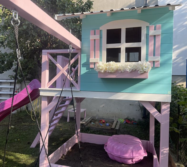 Domek dla dzieci plac zabaw małpi gaj