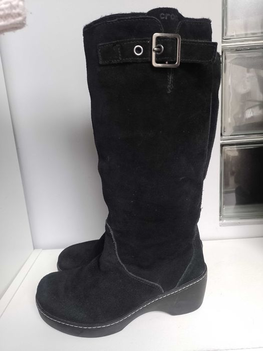 Skórzane buty Crocs W9