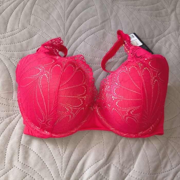 Wonderbra modelujący koronkowy stanik biustonosz 70G Nowy
