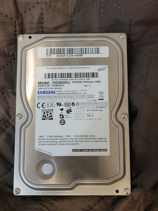 Жорсткий диск 3.5 500гб  хдд HDD