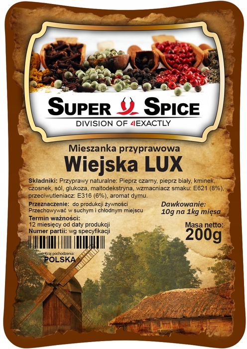 Mieszanka Przyprawowa SuperSpice - Kiełbasa Wiejska Lux - 200g