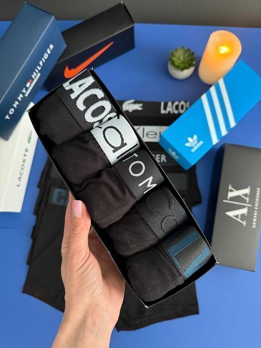 Чоловічі труси різних брендів Calvin/Tommy/Lacoste/Армані/Nile Мужские