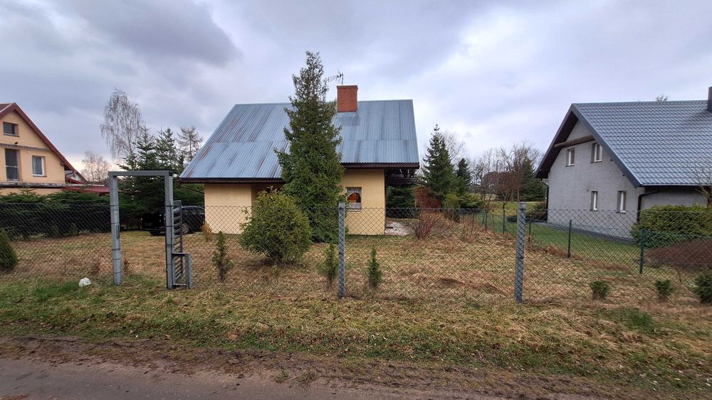 Domek letniskowy NIesiołowice murowany 80m2 Salon + 3 pokoje Kaszuby