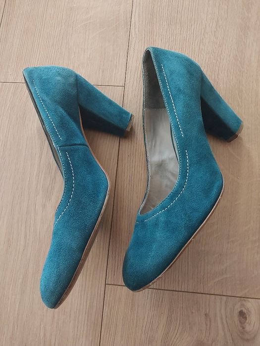 Buty damskie zamszowe