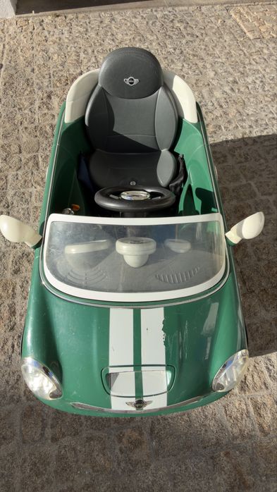 Mini cooper verde criança
