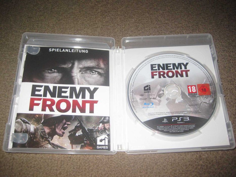 Jogo "Enemy Front" PS3/Completo!