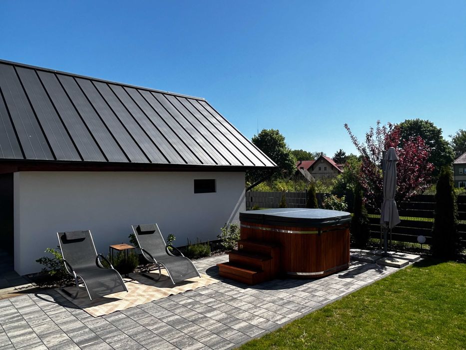 Lake House Lubniewice domek całoroczny z jacuzzi blisko jeziora